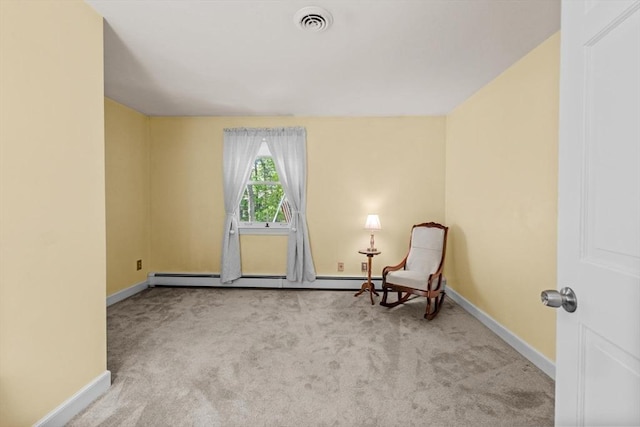 23 Fletcher St, Foxboro, MA 02035 - unfurnished room with carpet floors, baseboards, and a baseboard radiator