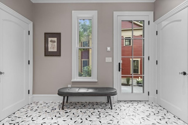 17 Alveston St, Boston, MA 02130 - doorway featuring baseboards
