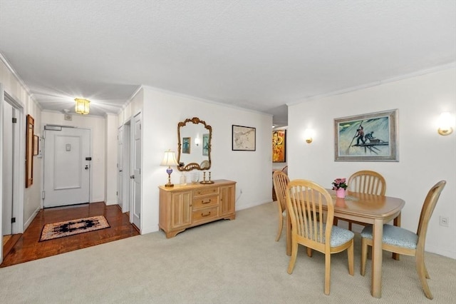 2 Hawthorne Pl Unit 2E & 2F, Boston, MA 02114 - dining room with light colored carpet and crown molding