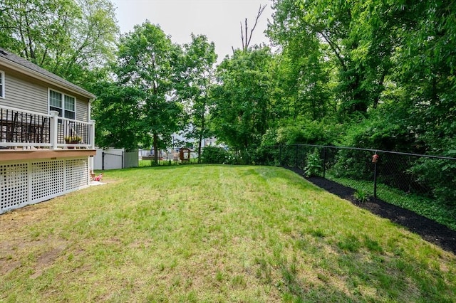89 Block St, Abington, MA 02351 - view of yard featuring a wooden deck