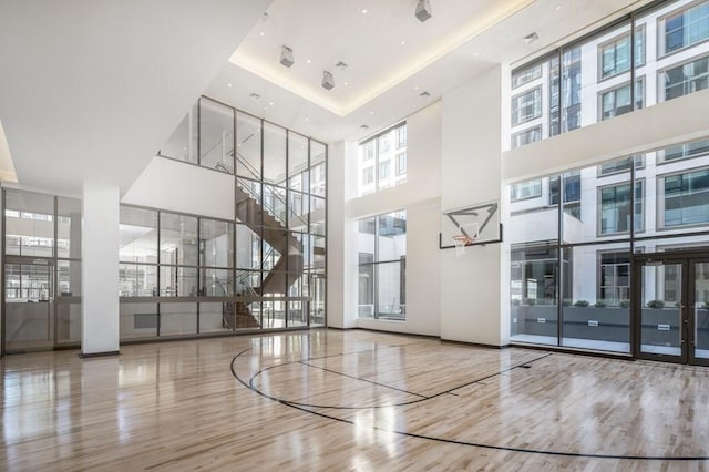 view of basketball court featuring community basketball court