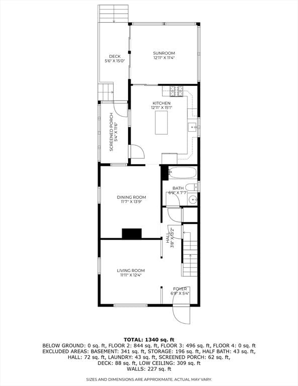 66 Guinan St, Waltham, MA 02451 - view of floor plan / room layout
