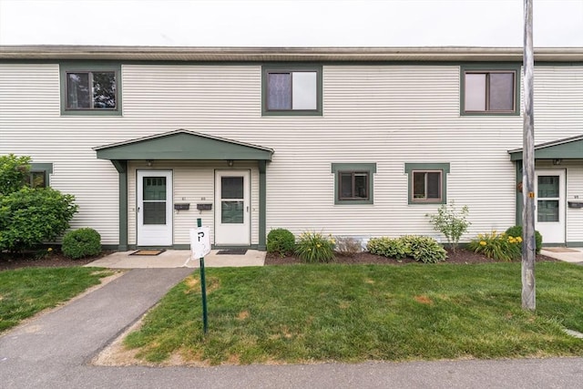 170 E Hadley Rd Unit 60, Amherst, MA 01002 - view of property with a front yard