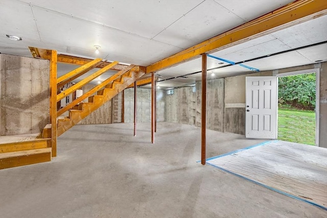 69 Biscuit Hill Dr, Leominster, MA 01453 - below grade area with stairs