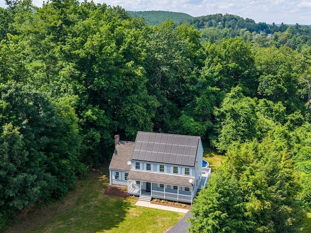 69 Biscuit Hill Dr, Leominster, MA 01453 - view of subject property with a heavily wooded area