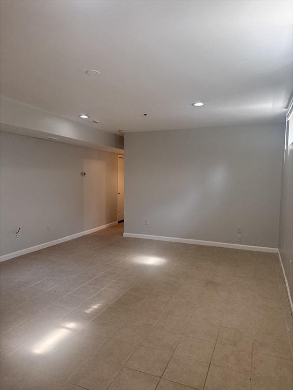 486 Revere Unit 2, Revere, MA 02151 - empty room featuring baseboards and recessed lighting