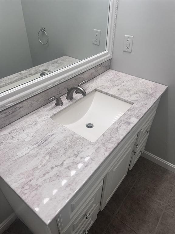 486 Revere Unit 2, Revere, MA 02151 - bathroom with vanity and tile patterned floors