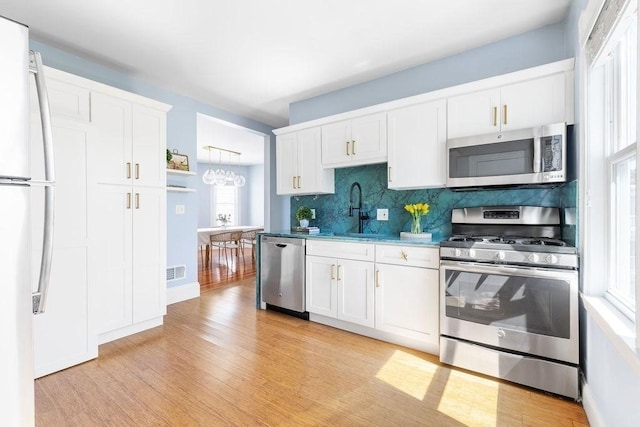 41 Sudan St Unit 3, Boston, MA 02125 - kitchen featuring stainless steel appliances, healthy amount of natural light, and white cabinetry