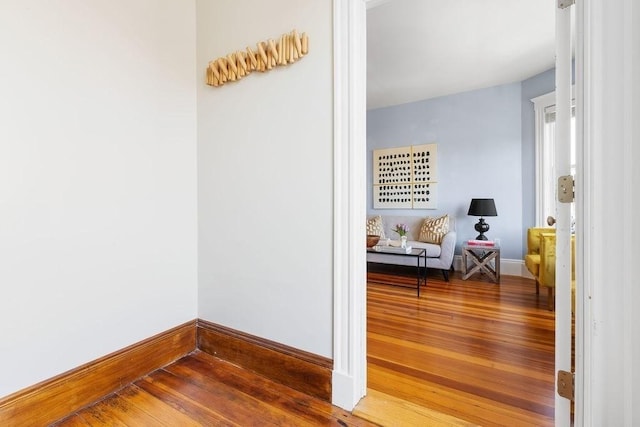41 Sudan St Unit 3, Boston, MA 02125 - hall with wood finished floors and baseboards