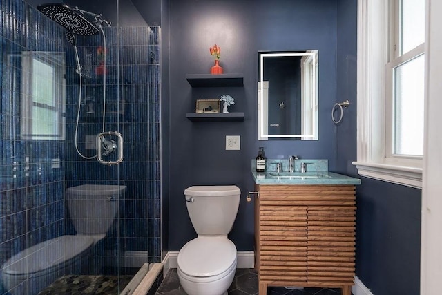41 Sudan St Unit 3, Boston, MA 02125 - full bathroom featuring vanity and tiled shower