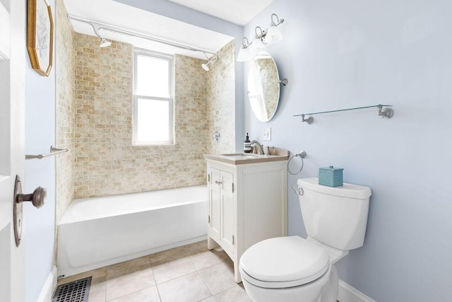41 Sudan St Unit 3, Boston, MA 02125 - bathroom with vanity, shower / washtub combination, and tile patterned floors