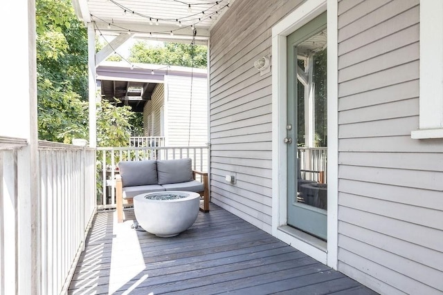 41 Sudan St Unit 3, Boston, MA 02125 - deck featuring an outdoor hangout area