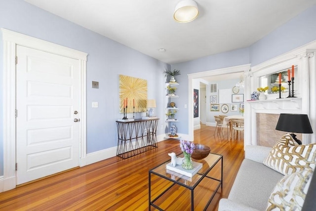 41 Sudan St Unit 3, Boston, MA 02125 - living area featuring wood finished floors and baseboards