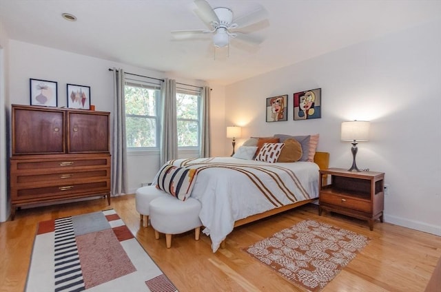 300 Falmouth Rd Unit 12A, Mashpee, MA 02649 - bedroom with wood finished floors and ceiling fan