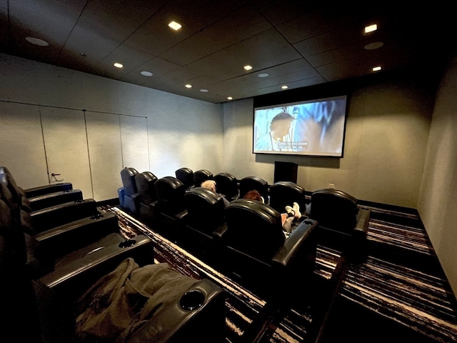 view of home theater room