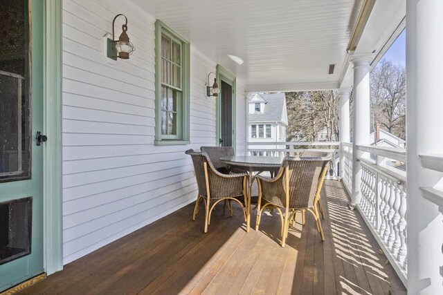 view of deck
