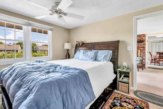 25 Pheasant Cove Cir, Yarmouth, MA 02675 - carpeted bedroom featuring ceiling fan and a textured ceiling