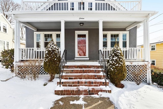 view of front of property