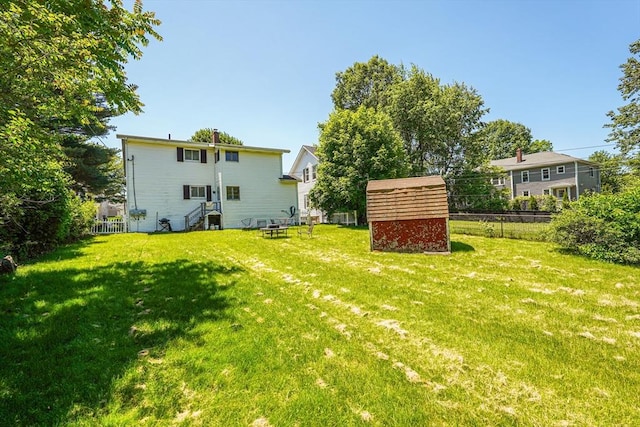 22 Tampa St, Worcester, MA 01604 - view of yard featuring entry steps