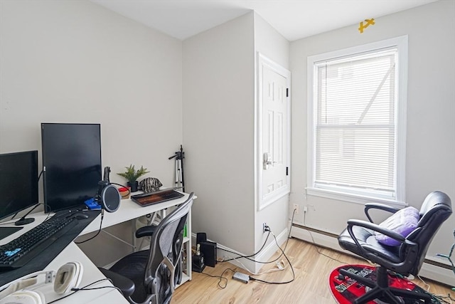 22 Tampa St, Worcester, MA 01604 - office featuring wood finished floors and baseboards