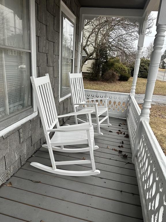 678 School St, Webster, MA 01570 - view of wooden porch