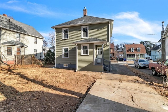 view of rear view of house