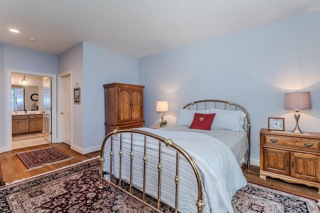 124 High Pine Cir Unit 124, Wilbraham, MA 01095 - bedroom featuring light wood-style floors and connected bathroom