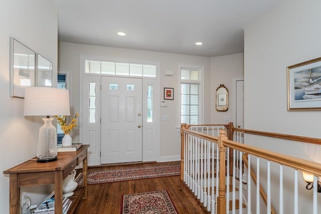 124 High Pine Cir Unit 124, Wilbraham, MA 01095 - entryway with wood finished floors and recessed lighting