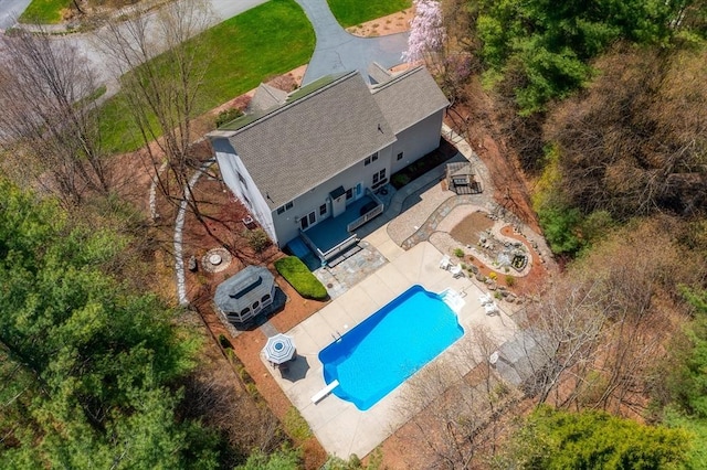 drone / aerial view
