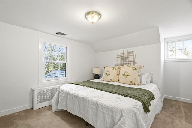 15 Alden Rd, Wellesley, MA 02481 - bedroom featuring radiator, carpet flooring, multiple windows, and lofted ceiling
