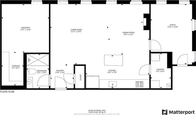 960 Broadway Unit 10, Chelsea, MA 02150 - view of property floor plan