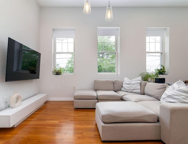 960 Broadway Unit 10, Chelsea, MA 02150 - living area with light wood-style floors and baseboards