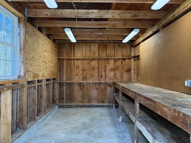 view of storage room