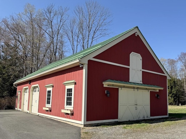 view of barn