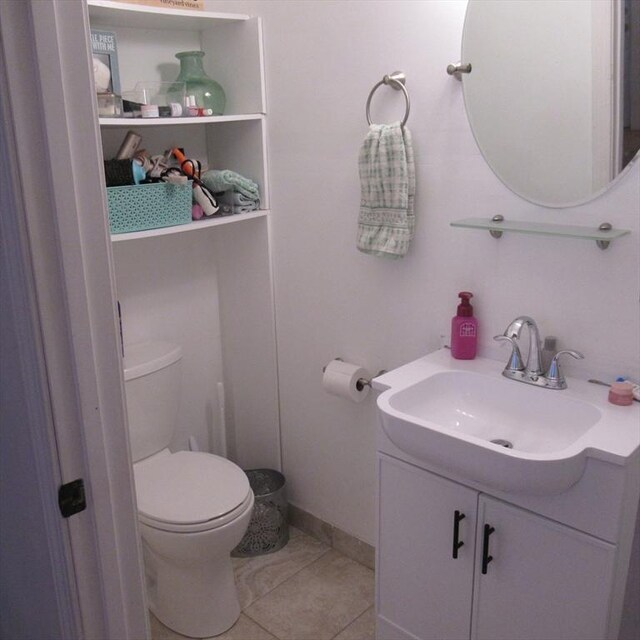 85-87 Belrose Ave, Lowell, MA 01852 - bathroom with vanity and tile patterned flooring
