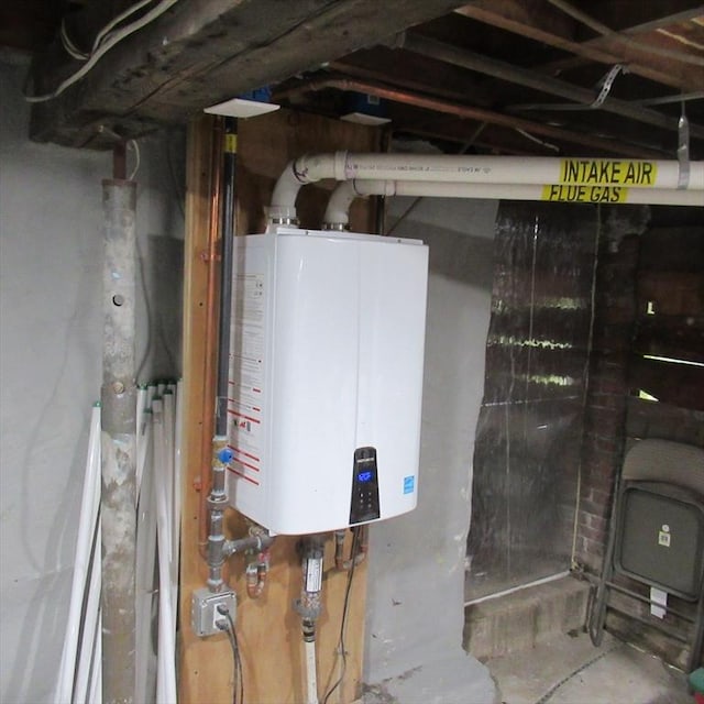 85-87 Belrose Ave, Lowell, MA 01852 - utility room featuring water heater