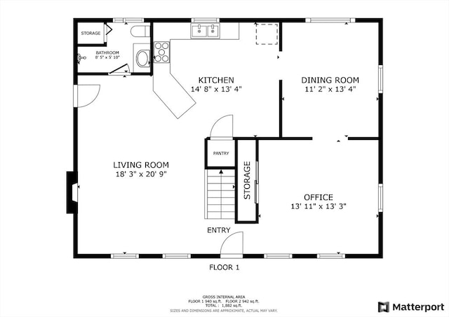 floor plan / room layout