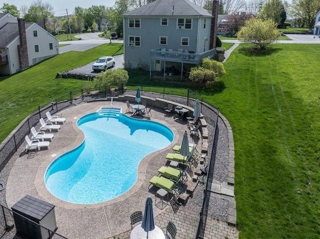 view of community pool