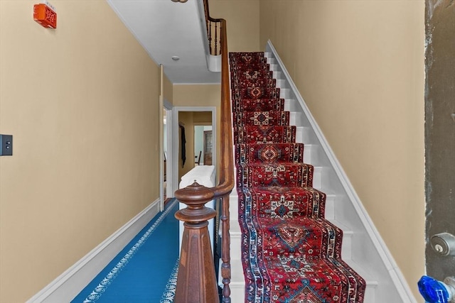 view of stairs