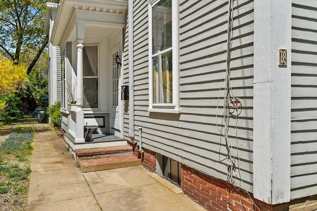 view of home's exterior