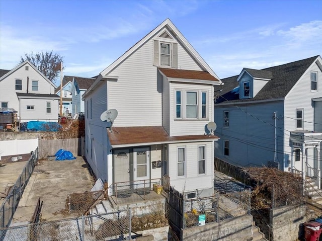 view of rear view of property