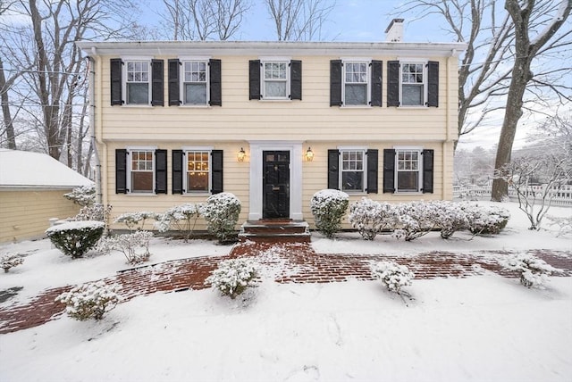 view of colonial inspired home