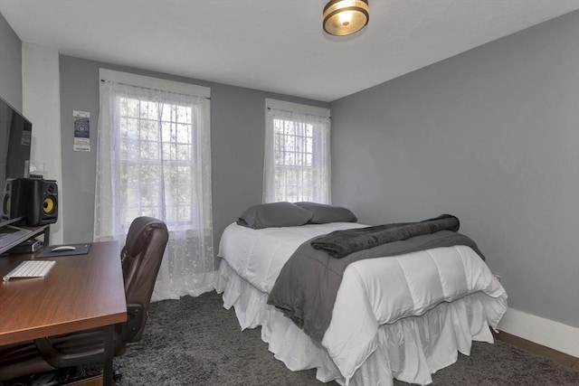 685 Main St, Wilbraham, MA 01095 - bedroom with carpet floors, a desk, and baseboards