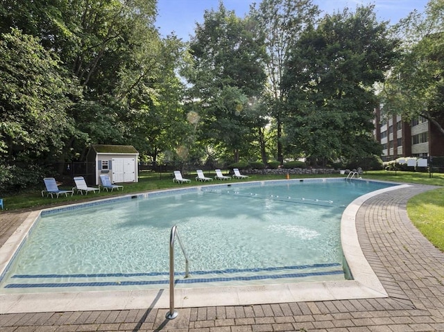 22 Chestnut Pl Unit G1, Brookline, MA 02445 - community pool featuring a storage unit