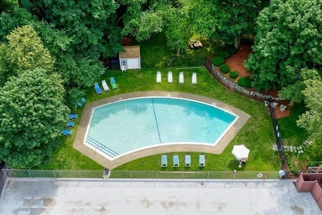 22 Chestnut Pl Unit G1, Brookline, MA 02445 - view of pool
