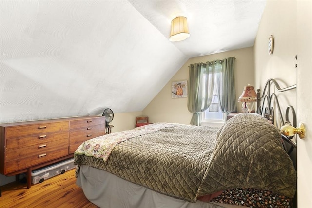 4 Myrtle Sq, Gloucester, MA 01930 - bedroom with wood finished floors and vaulted ceiling