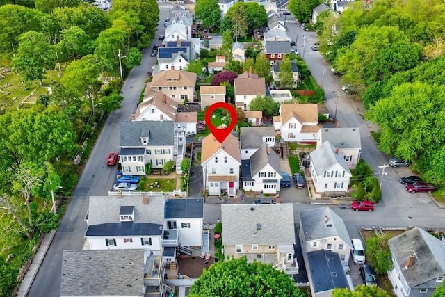 4 Myrtle Sq, Gloucester, MA 01930 - aerial view of residential area
