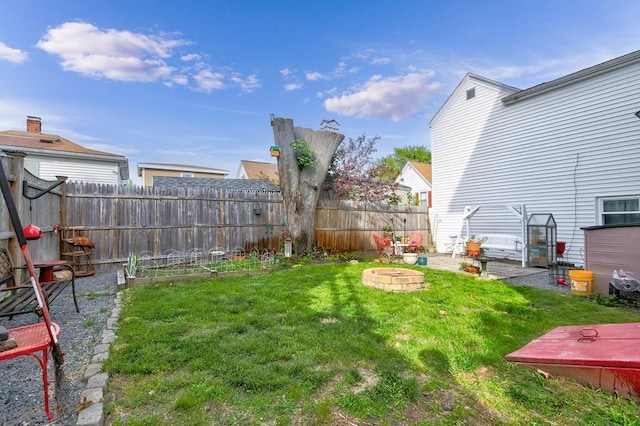 4 Myrtle Sq, Gloucester, MA 01930 - view of yard featuring an outdoor fire pit
