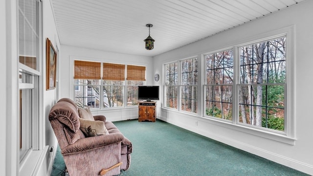 sunroom featuring plenty of natural light