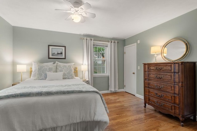37 Benjamin, Marlborough, MA 01752 - bedroom with light wood-type flooring, baseboards, and a ceiling fan